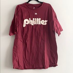maroon phillies shirt